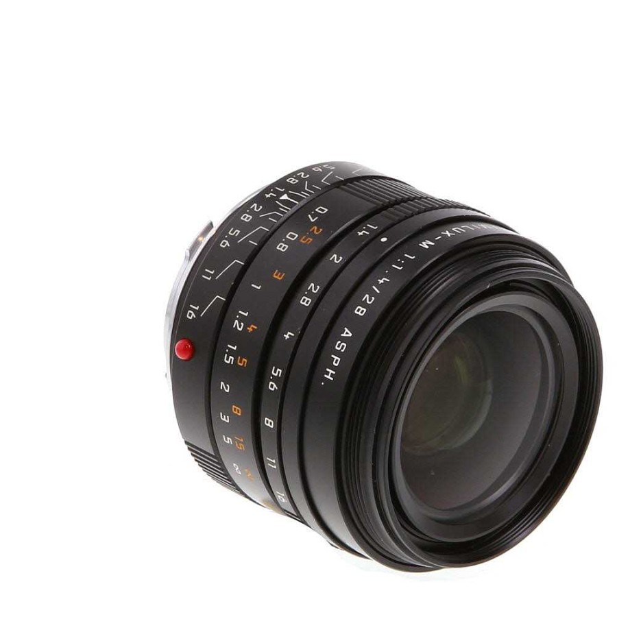 Leica Rangefinder Lenses | Leica 28Mm F/1.4 Summilux-M Asph. M-Mount Lens Without Protection Ring, Germany, Black, 6-Bit {E49} 11668