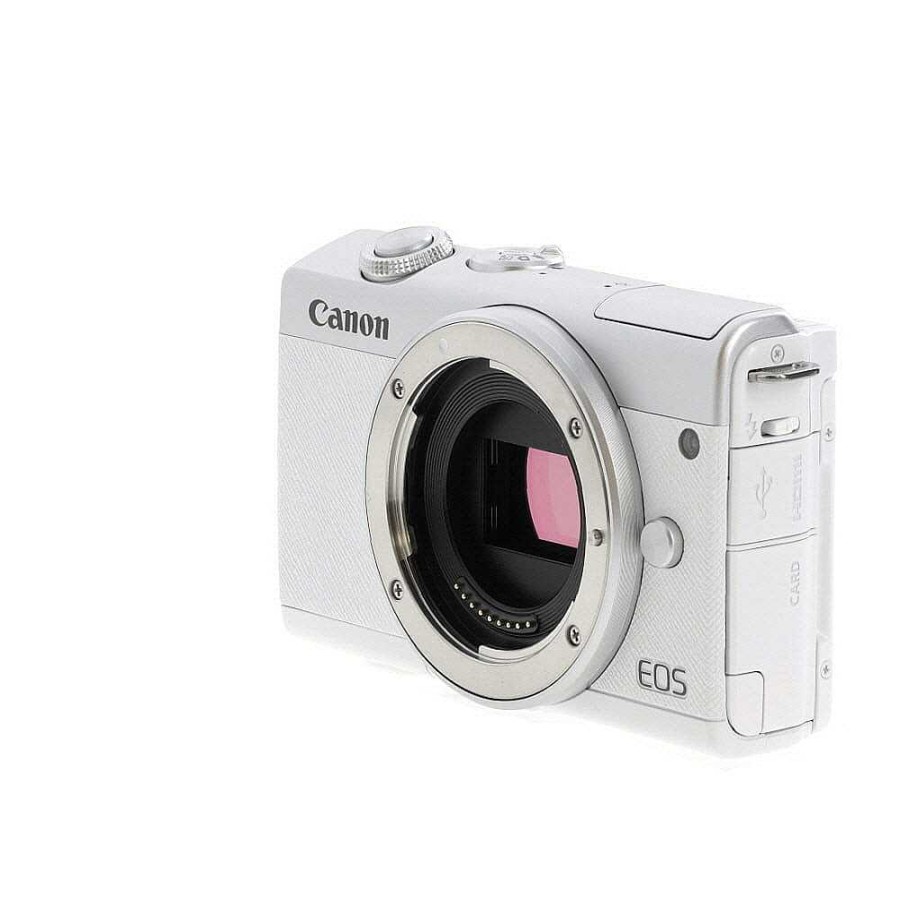 Canon Mirrorless Cameras | Canon Eos M200 Mirrorless Camera, White {24.1Mp}