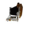 Shen Hao Large Format Film Cameras | Shen Hao 4X5 Tz45-Iic Folding View Camera, Black Walnut With Aluminum Alloy Fittings