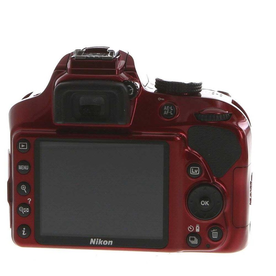 Nikon Dslr Cameras | Nikon D3400 Dslr Camera Body, Red {24.2Mp}