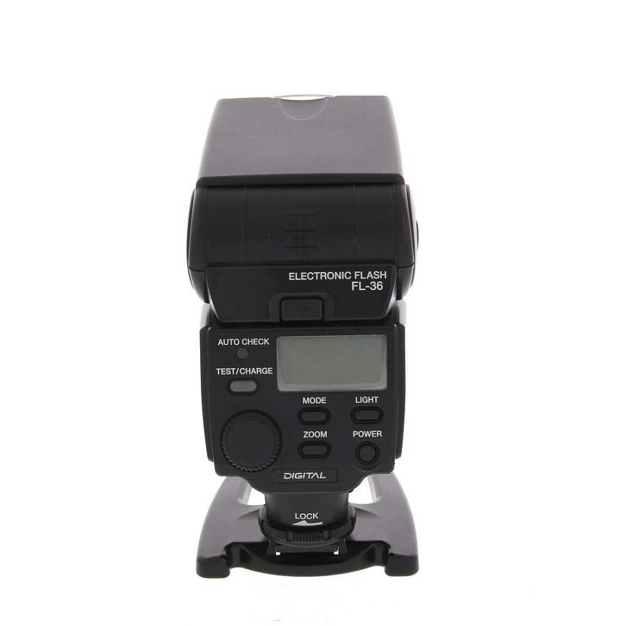 Olympus On-Camera Flashes & Lights | Olympus Fl-36 Flash [Gn36] {Bounce, Swivel, Zoom}