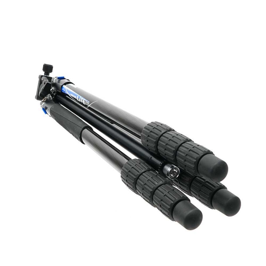 Slik Tripods With Head | Slik Cf-422 Carbon Fiber Tripod With Sbh-180Ds Ball Head, Led Flashlight, 4-Section, 18.7-70.1 In. (Requires Quick Release Plate)