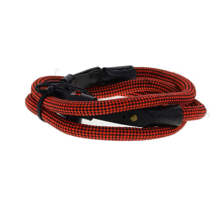 Rock n Roll Camera Accessories | Rock N Roll Sl2 Snake Rope Camera Strap, Cadmium Red/Black, 125Cm