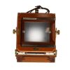 Zone VI Large Format Film Cameras | Zone Vi 4X5 Classic Field Folding View Camera, Walnut (Bail Back With Golden Fittings)