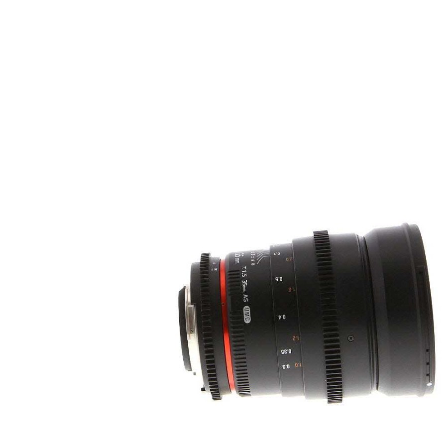 Rokinon Slr & Dslr Lenses | Rokinon Cine 35Mm T1.5 As Umc Manual Lens For Nikon F-Mount