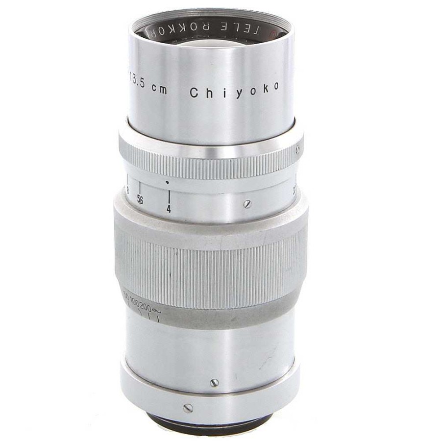 Minolta Rangefinder Lenses | Minolta 13.5Cm (135Mm) F/4 Chiyoko Tele Rokkor C Lens For M39 Screw Mount, Chrome {40}