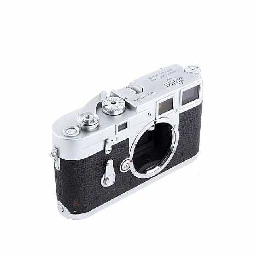 Leica 35Mm Film Cameras | Leica M3 Double Stroke 35Mm Rangefinder Camera Body, Chrome (Large M3 On Top Plate, German)