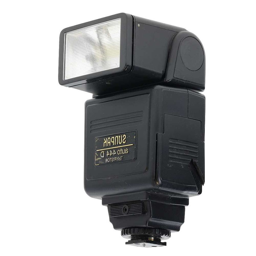 Sunpak On-Camera Flashes & Lights | Sunpak 444D Auto Flash [Gn120] {Bounce, Swivel}