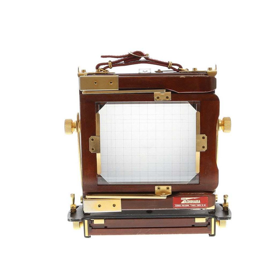 Tachihara Large Format Film Cameras | Tachihara 4X5 Folding Field Camera Body, Cherry Wood With Brass Fittings