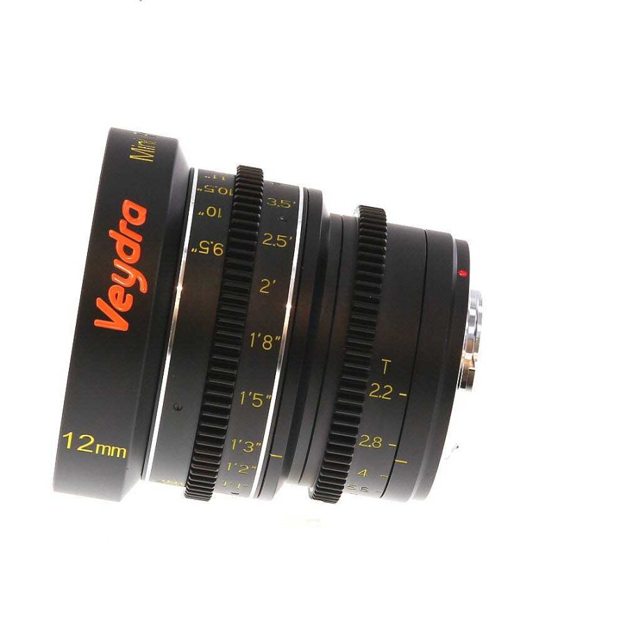 Veydra Mirrorless Lenses | Veydra 12Mm T2.2 Mini Prime Manual Lens For Mft (Micro Four Thirds), {77} Focus Scale In Feet