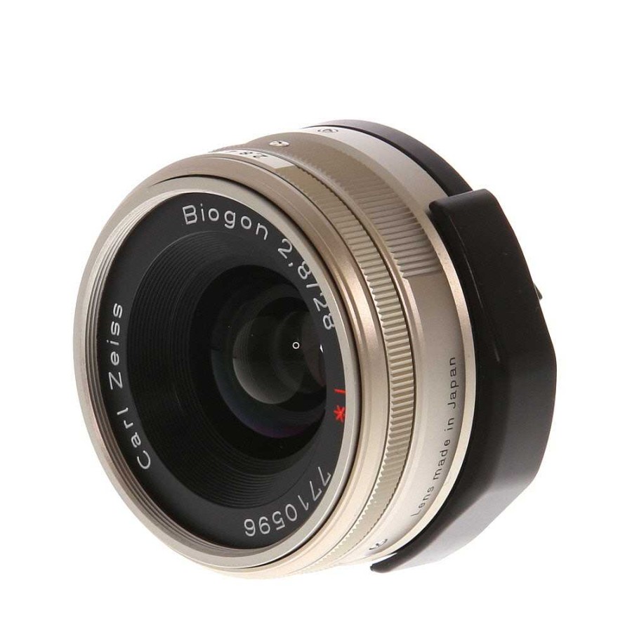 Contax Rangefinder Lenses | Contax 28Mm F/2.8 Zeiss Biogon T* Lens For G-Series, Titanium {46}