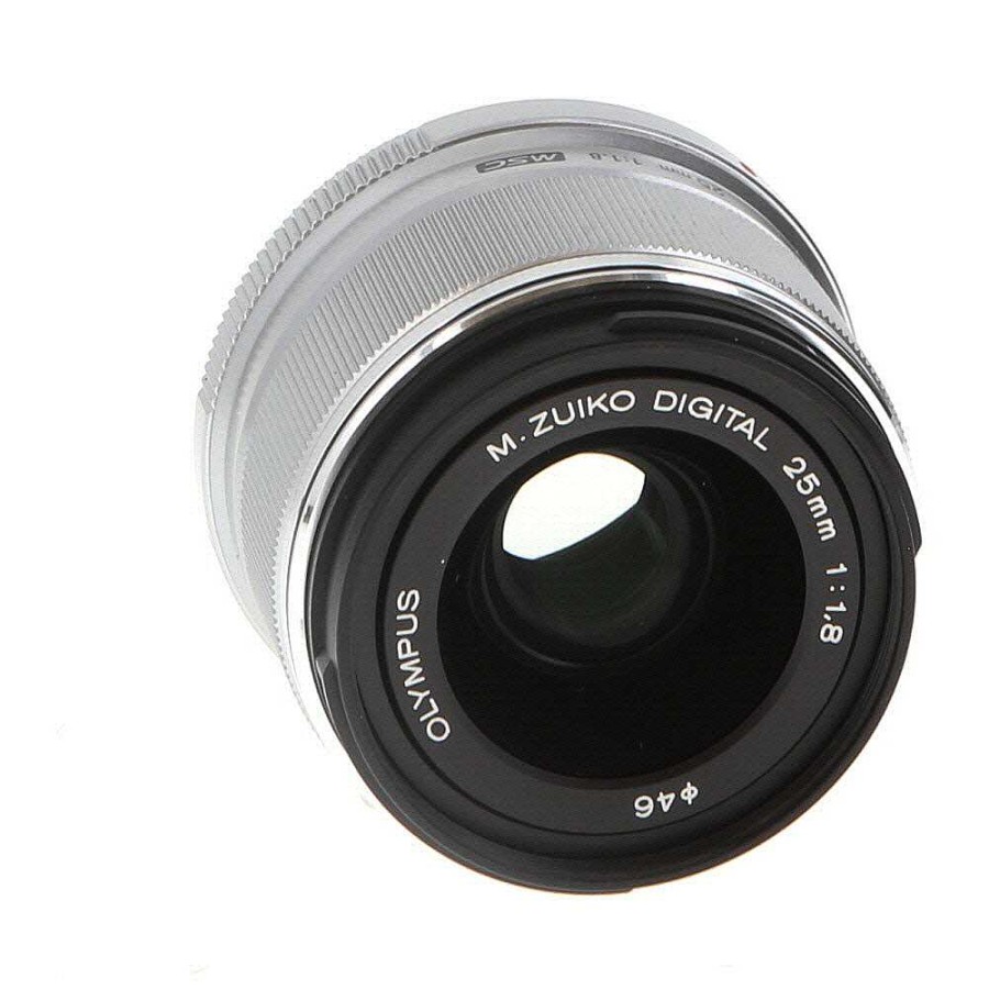 Olympus Mirrorless Lenses | Olympus 25Mm F/1.8 M.Zuiko Digital Msc Autofocus Lens For Mft (Micro Four Thirds) Silver {46} Without Decoration Ring