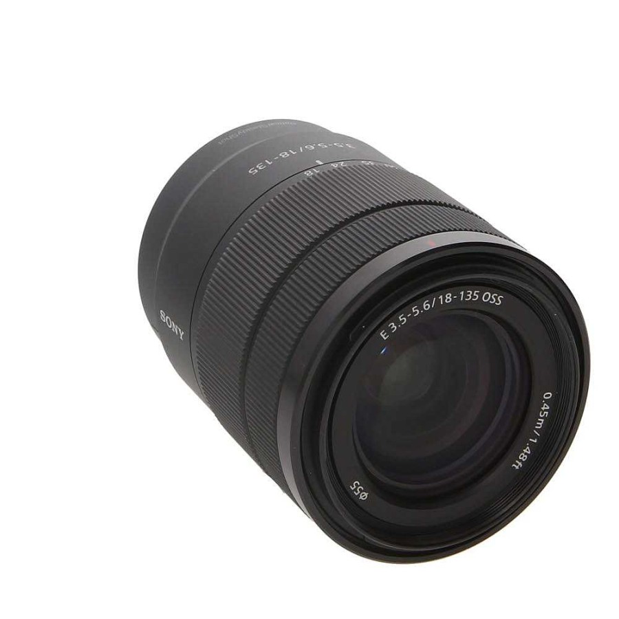 Sony Mirrorless Lenses | Sony E 18-135Mm F/3.5-5.6 Oss Autofocus Aps-C Lens For E-Mount, Black {55} Sel18135