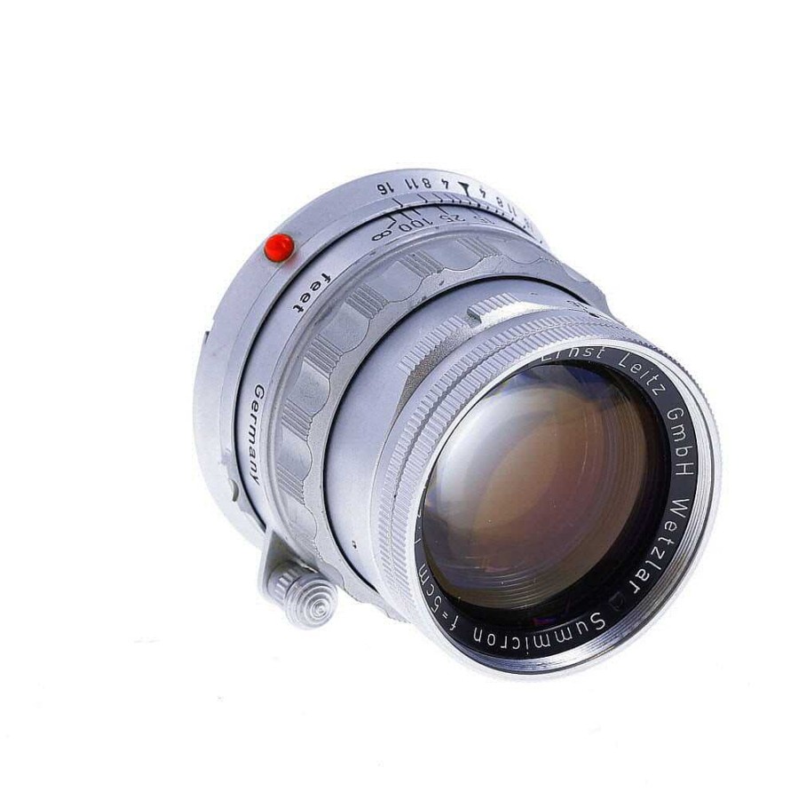 Leica Rangefinder Lenses | Leica 5Cm (50Mm) F/2 Summicron Wetzlar Rigid M-Mount Lens, Germany, Chrome {E39} 11118