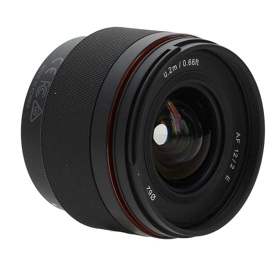 Samyang Mirrorless Lenses | Samyang Af 12Mm F/2 E Autofocus Aps-C Lens For Sony E-Mount, Black {62}