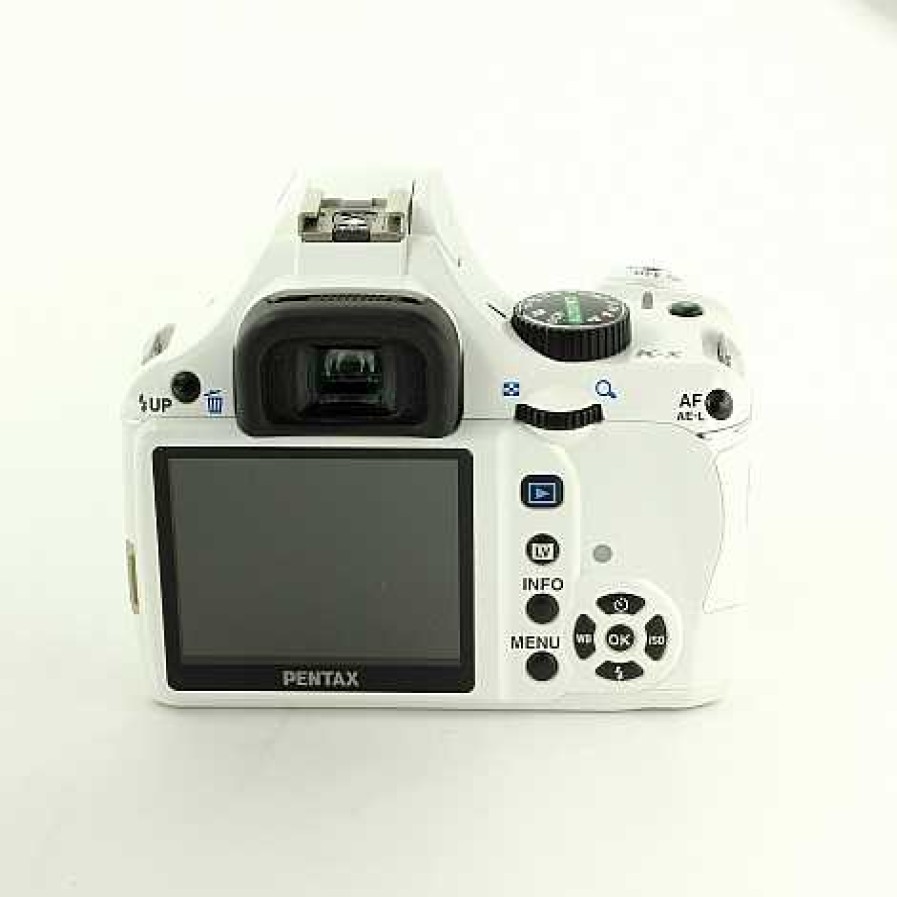 Pentax Dslr Cameras | Pentax K-X Dslr Camera Body, White {12.4Mp} Body Only