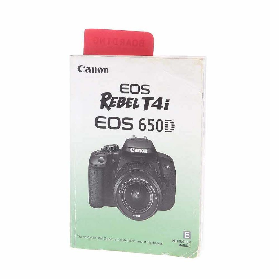 Canon Books, Instructions & Videos | Canon Eos Rebel T4I/Eos 650D Instructions