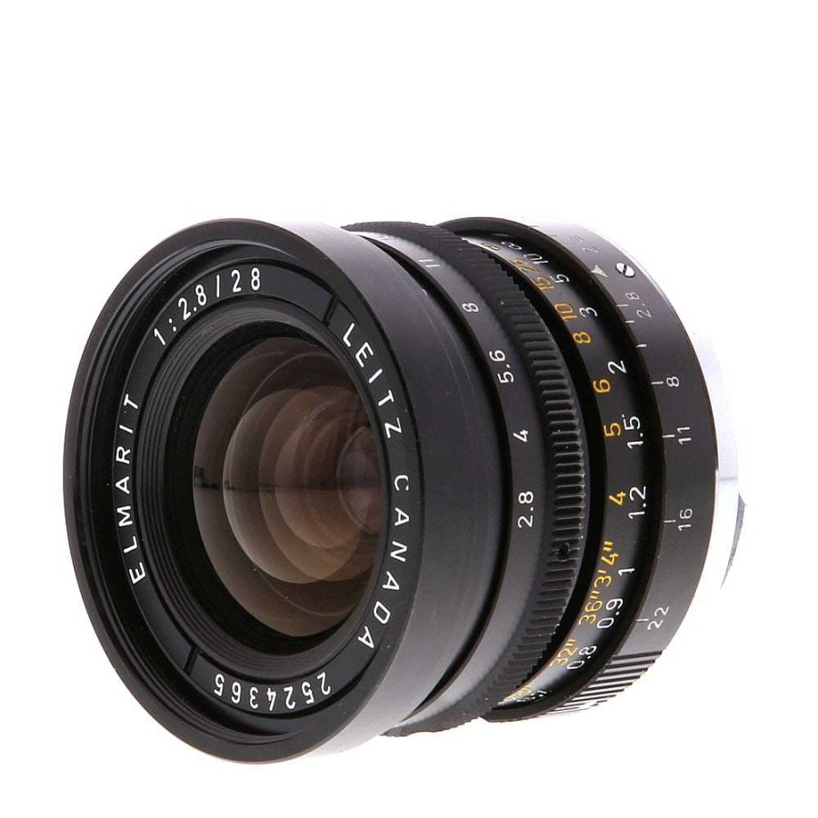 Leica Rangefinder Lenses | Leica 28Mm F/2.8 Elmarit (2Nd Version) M-Mount Lens, Black, Canada {E48} 11802