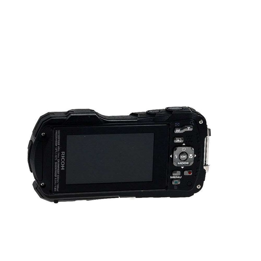 Ricoh Compact Cameras | Ricoh Wg-80 Digital Waterproof Still/Video Camera, Black {16Mp} Waterproof To 46 Ft.)