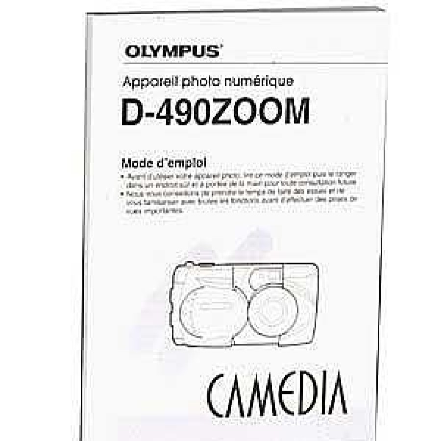 Olympus Books, Instructions & Videos | Olympus D-490 Zoom Camedia Instructions