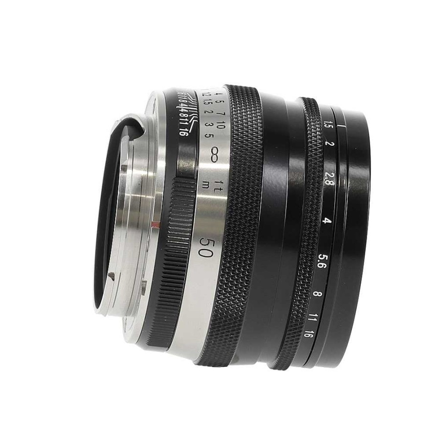 Voigtlander Rangefinder Lenses | Voigtlander 50Mm F/1.5 Heliar Classic S. C Vm Lens For Leica M-Mount, Black With Chrome Distance Scale {49}