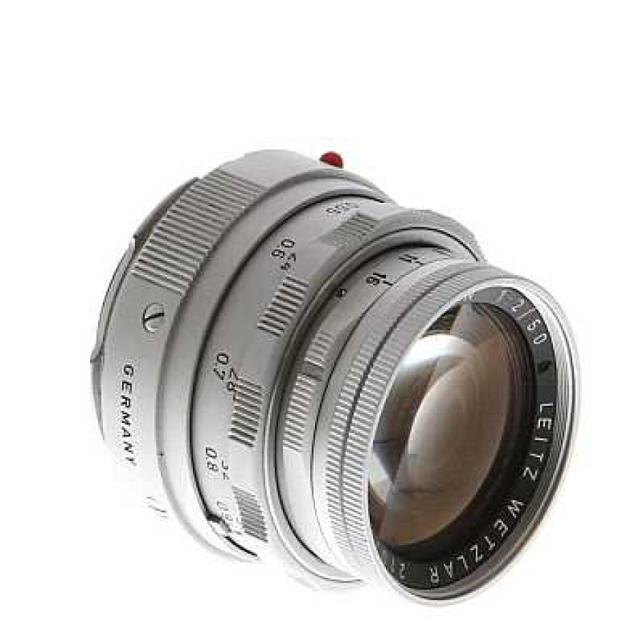 Leica Rangefinder Lenses | Leica 50Mm F/2 Summicron Wetzlar Dual Range Rangefinder M-Mount Lens, Germany, Chrome {E39} 11918