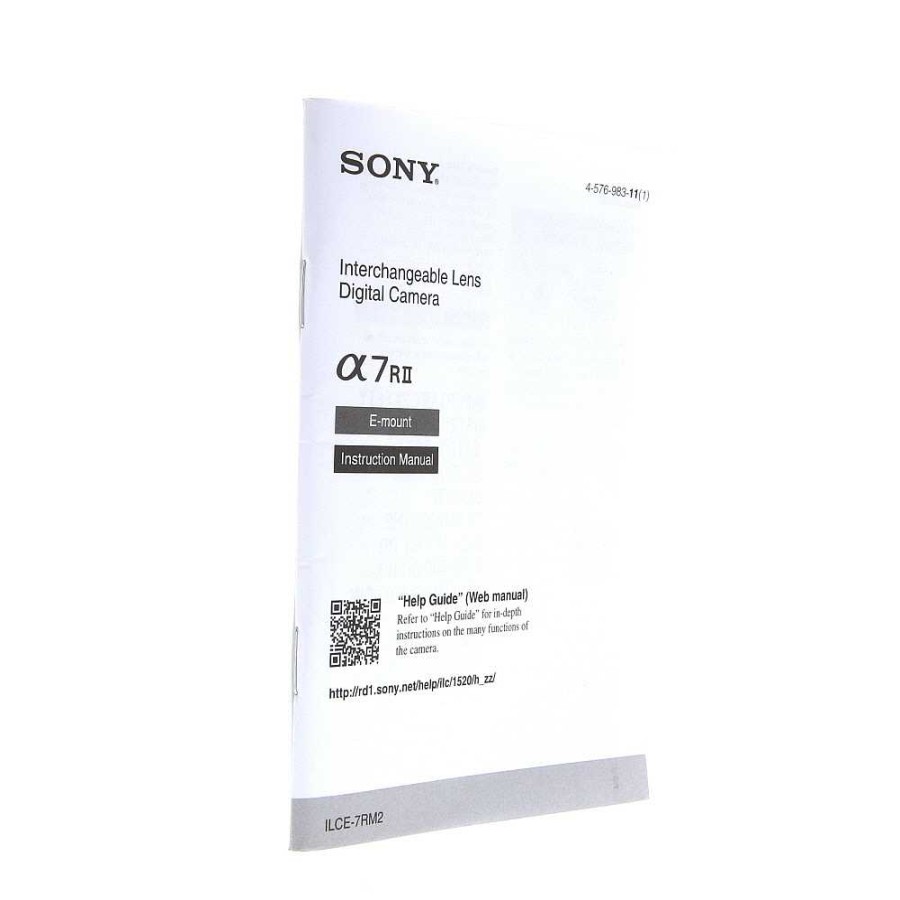 Sony Books, Instructions & Videos | Sony A7Rii Instructions