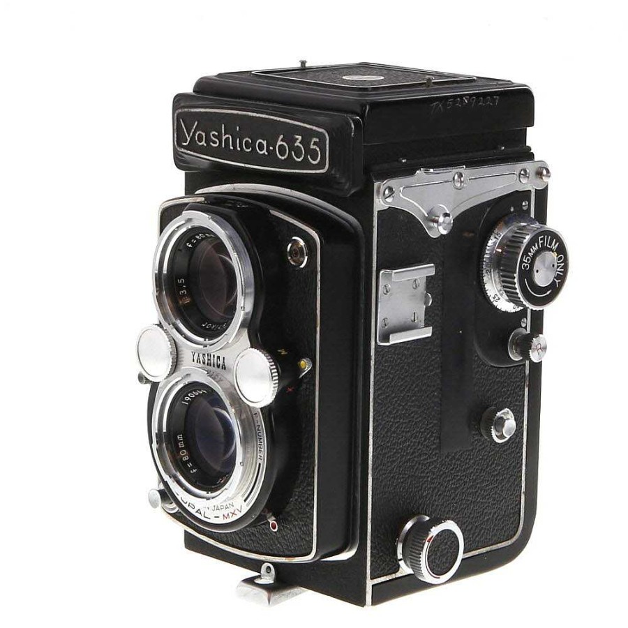 Yashica Medium Format Film Cameras | Yashica 635 Medium Format Tlr Camera With 80Mm F/3.5 Yashikor, Without 35Mm Conversion Kit