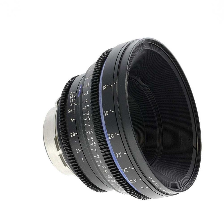 Zeiss Movie & Video Lenses | Zeiss Cp.2 50Mm T2.1 Compact Prime Planar T* Manual Cine Lens With Pl-Mount, Black With Imperial Focus Scale