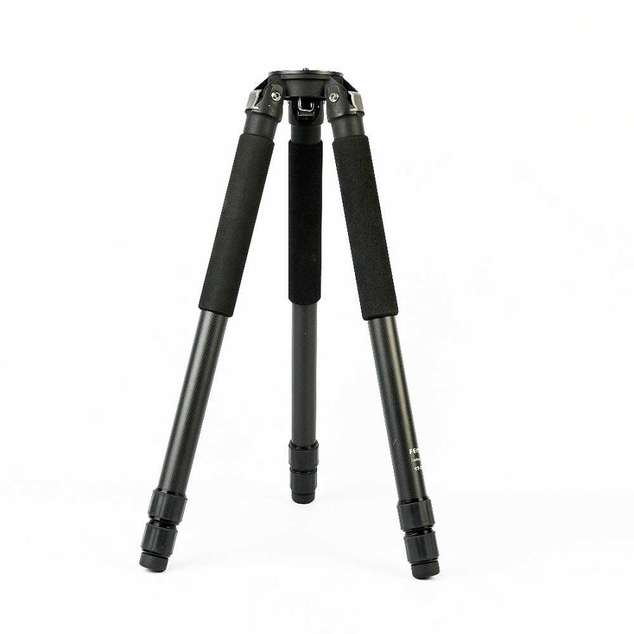 Feisol Tripod Legs | Feisol Classic Ct-3371 Rapid Carbon Fiber Large Tripod Legs With Flat Plate, 3-Section, 6.7-61 In.