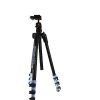 Fotodiox Tripods With Head | Manfrotto Befree Compact Travel Aluminum Alloy Tripod With Ball Head, 4-Section, Light Blue, 13.4-56.7 In. (Mkbfra4L-Bh)