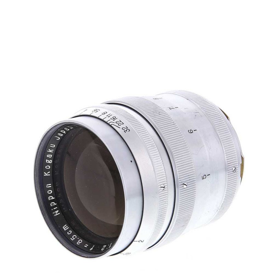 Nikon Rangefinder Lenses | Nikon 8.5Cm (85Mm) F/2 Nikkor-P.C Nippon Kogaku Japan Lens For Rangefinder, Chrome {48}