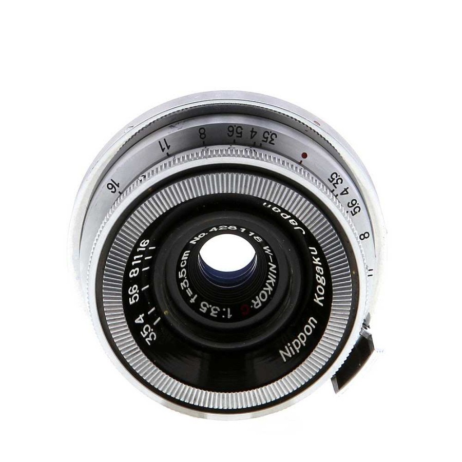 Nikon Rangefinder Lenses | Nikon 3.5Cm (35Mm) F/2.5 W-Nikkor.C Nippon Kogaku Japan Lens For Rangefinder, Chrome {43}