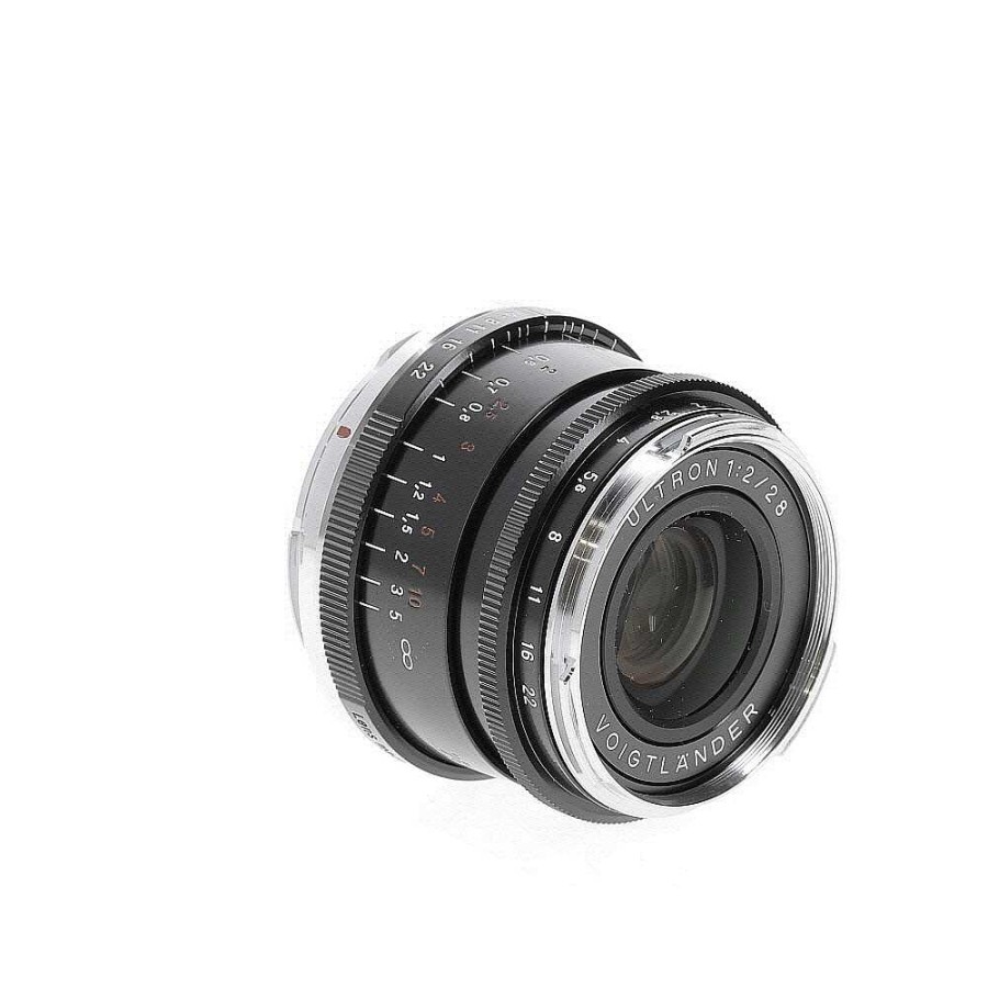 Voigtlander Rangefinder Lenses | Voigtlander 28Mm F/2 Ultron (Vintage Ii) Aspherical Vm Lens For Leica M-Mount, Black With Chrome Rim {39}