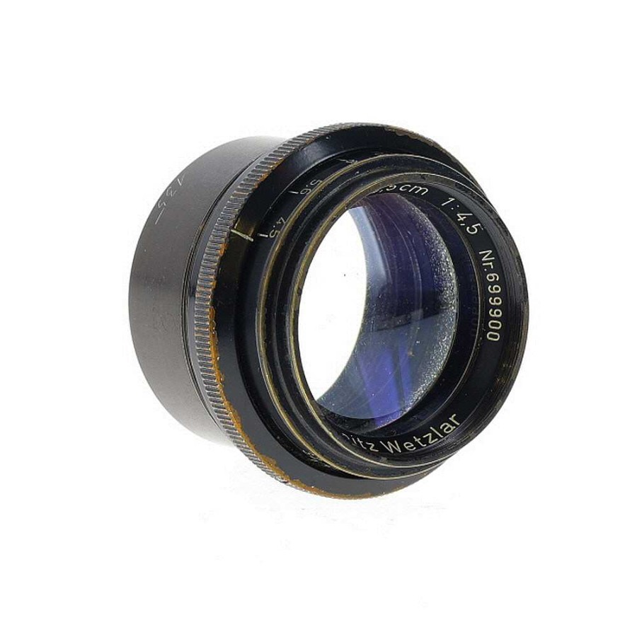 Leica Rangefinder Lenses | Leica 13.5Cm (135Mm) F/4.5 Hektor M39 Screw Mount Lens, Black {A36 Clamp-On} Head Only