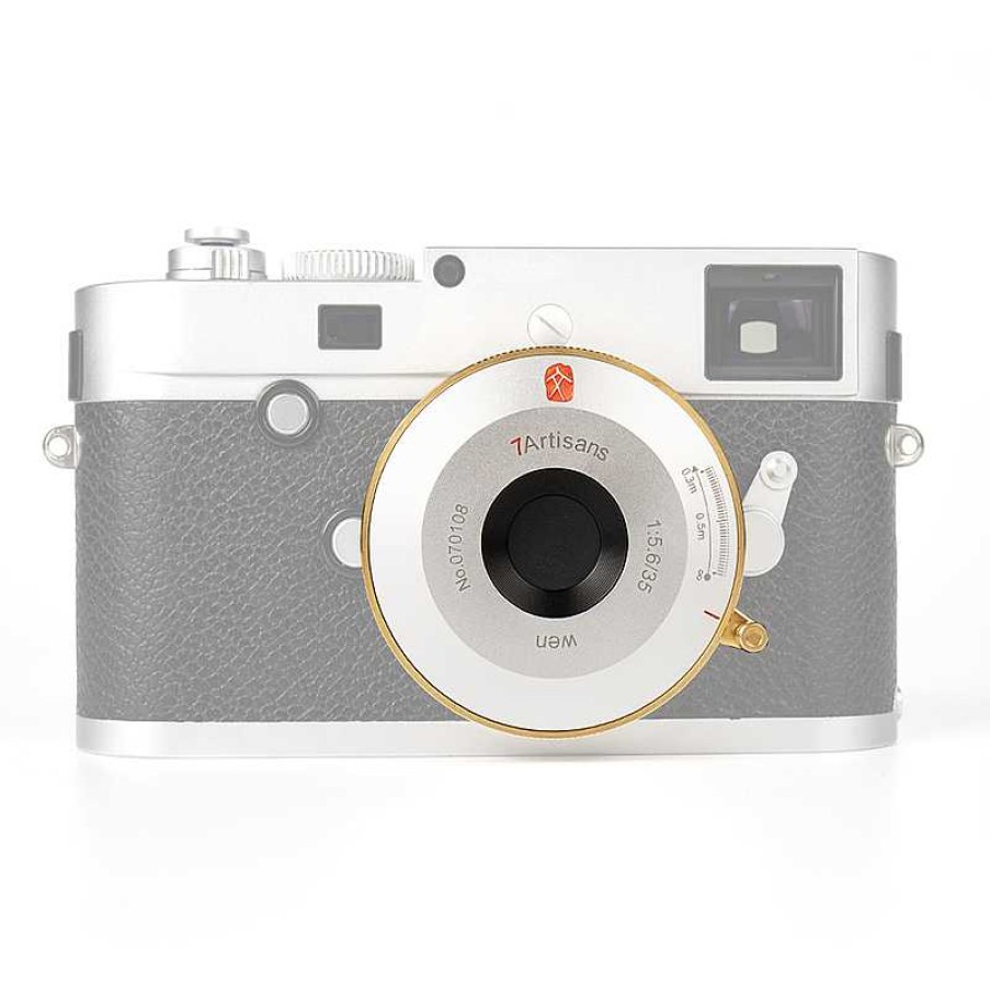 7artisans Rangefinder Lenses | 7Artisans 35Mm F/5.6 Manual Pancake Lens For Leica M-Mount, Silver