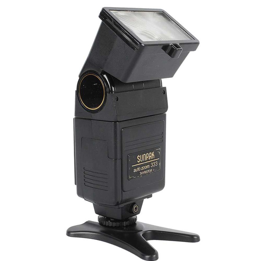 Sunpak On-Camera Flashes & Lights | Sunpak 333 Flash [Gn100] {Bounce, Swivel, Zoom}