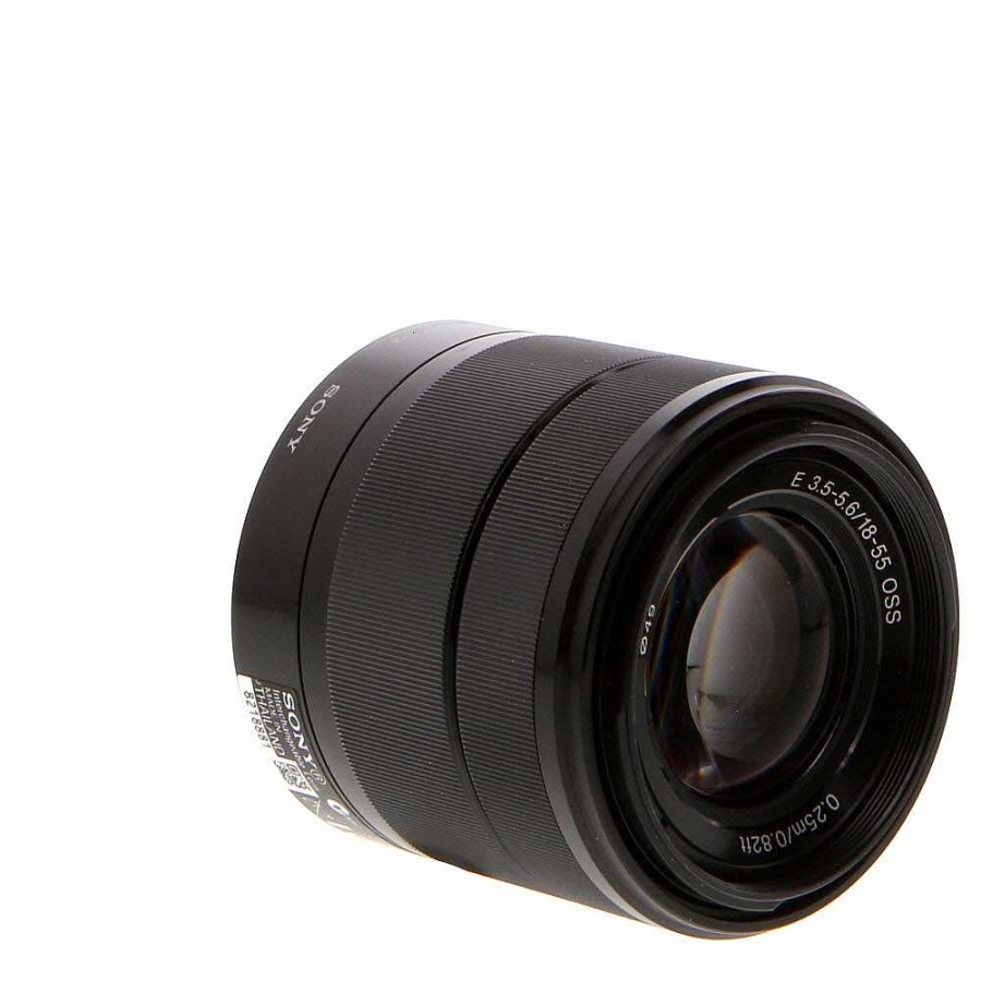 Sony Mirrorless Lenses | Sony E 18-55Mm F/3.5-5.6 Oss Autofocus Aps-C Lens For E-Mount, Black {49} Sel1855