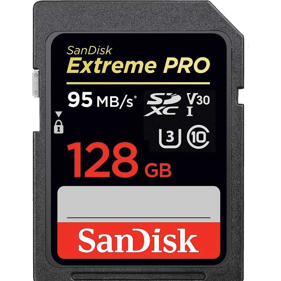 Sandisk Camera Accessories | Sandisk Extreme Pro 128Gb 95 Mb/S Class 10 Uhs 3 Sdxc I Memory Card