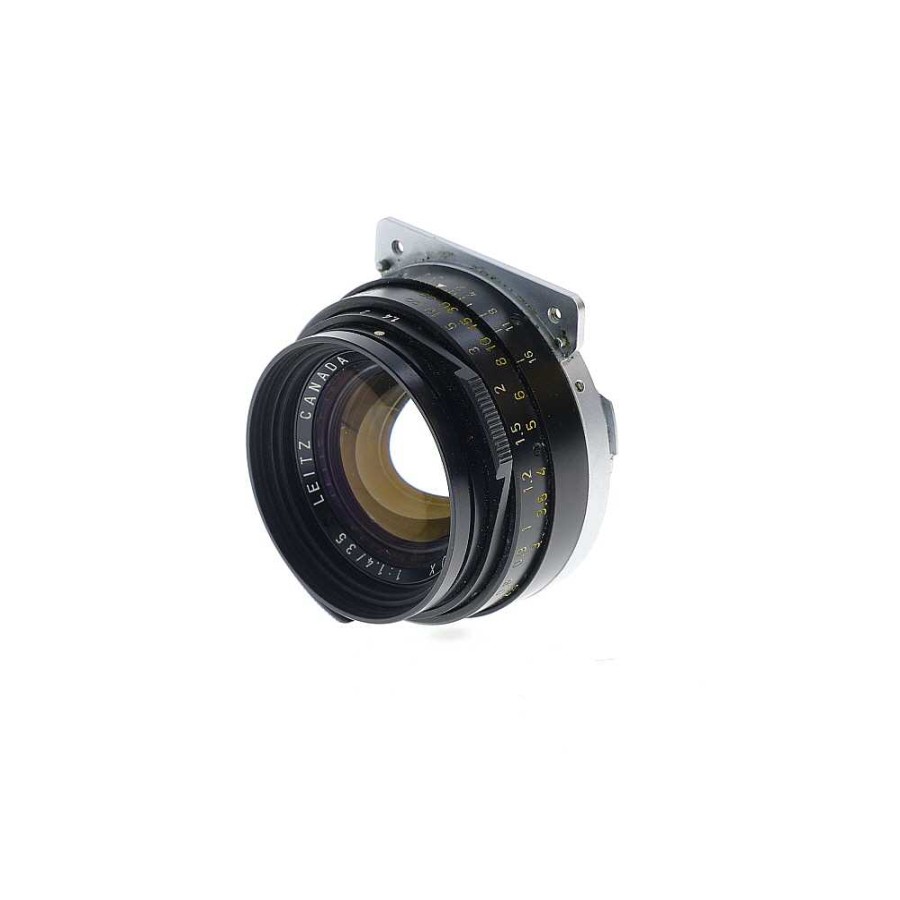 Leica Rangefinder Lenses | Leica 35Mm F/1.4 Summilux Rangefinder Type M-Mount Lens, Canada, Black {Series 7 In Hood} With Rf Removed