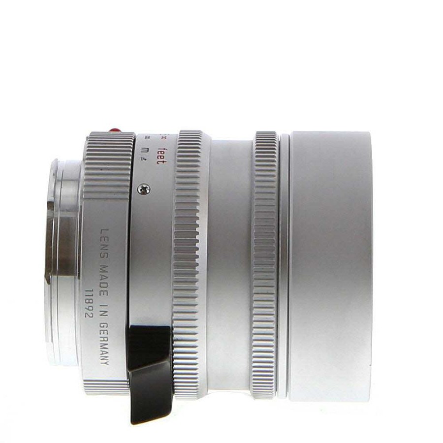 Leica Rangefinder Lenses | Leica 50Mm F/1.4 Summilux-M Asph. M-Mount Lens With Built-In Hood, Germany, Chrome, 6-Bit {E46} 11892