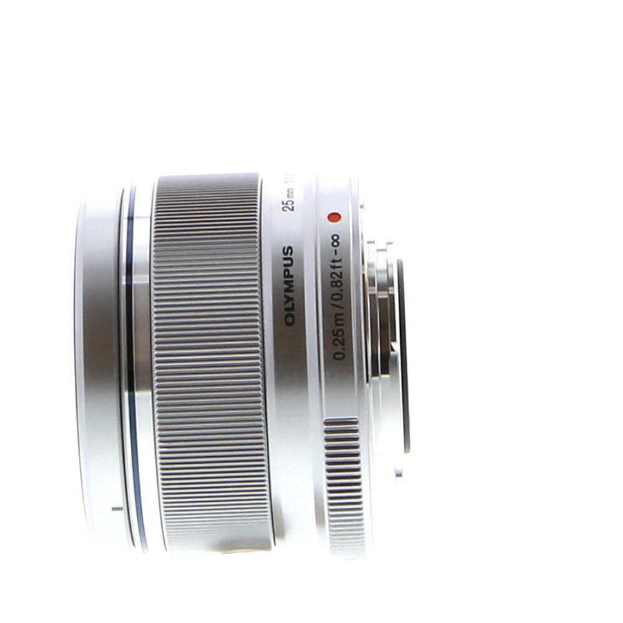 Olympus Mirrorless Lenses | Olympus 25Mm F/1.8 M.Zuiko Digital Msc Autofocus Lens For Mft (Micro Four Thirds) Silver {46} With Decoration Ring