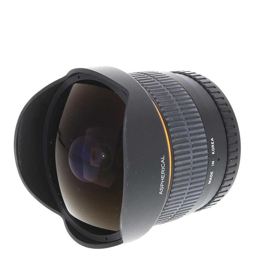 Bower Slr & Dslr Lenses | Bower 8Mm F/3.5 Fisheye Aspherical Cs Manual Focus Aps-C Lens For Nikon F-Mount