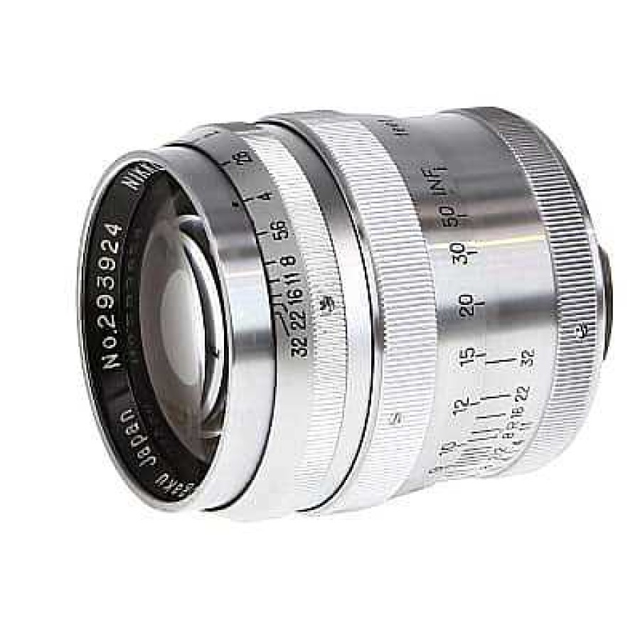 Nikon Rangefinder Lenses | Nikon 8.5Cm (85Mm) F/2 Nikkor-P.C Nippon Kogaku Japan Lens For M39 Screw Mount, Chrome {48, Series Vii In Hood}