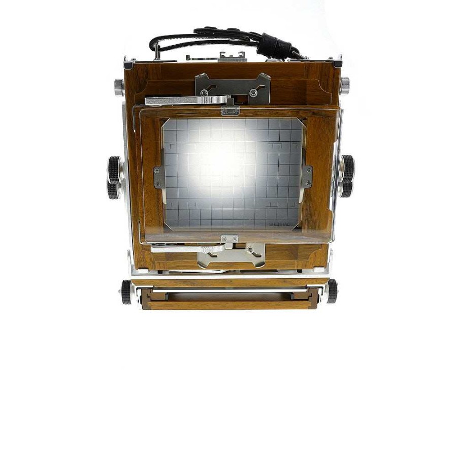 Shen Hao Large Format Film Cameras | Shen Hao 4X5 Tz45-Iic Folding View Camera, Black Walnut With Aluminum Alloy Fittings