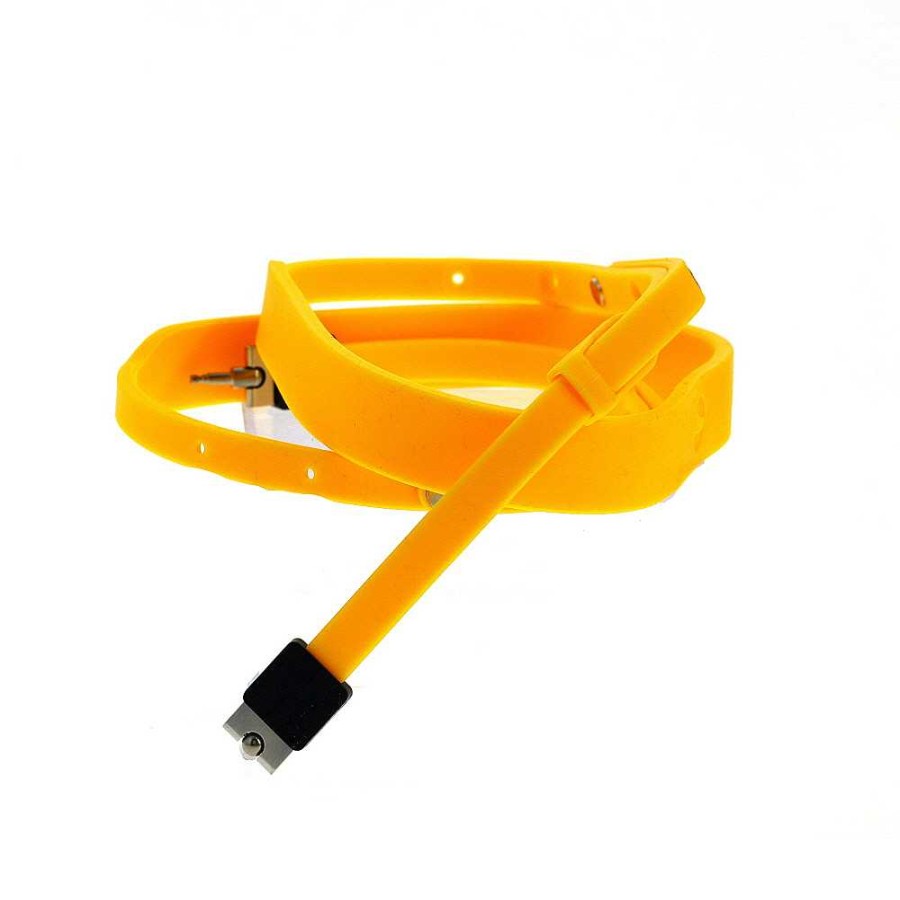 Leica Camera Accessories | Leica Silicone Neck Strap With Strap Release Pin For Leica T, Melon/Yellow (18813)