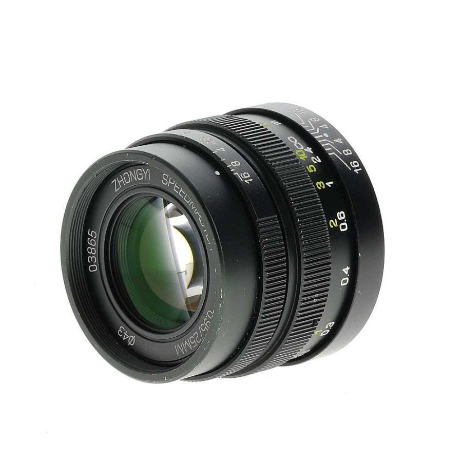 Mitakon Mirrorless Lenses | Mitakon Zhongyi 25Mm F/0.95 Speedmaster Manual Focus Lens For Mft (Micro Four Thirds ) Black {43}