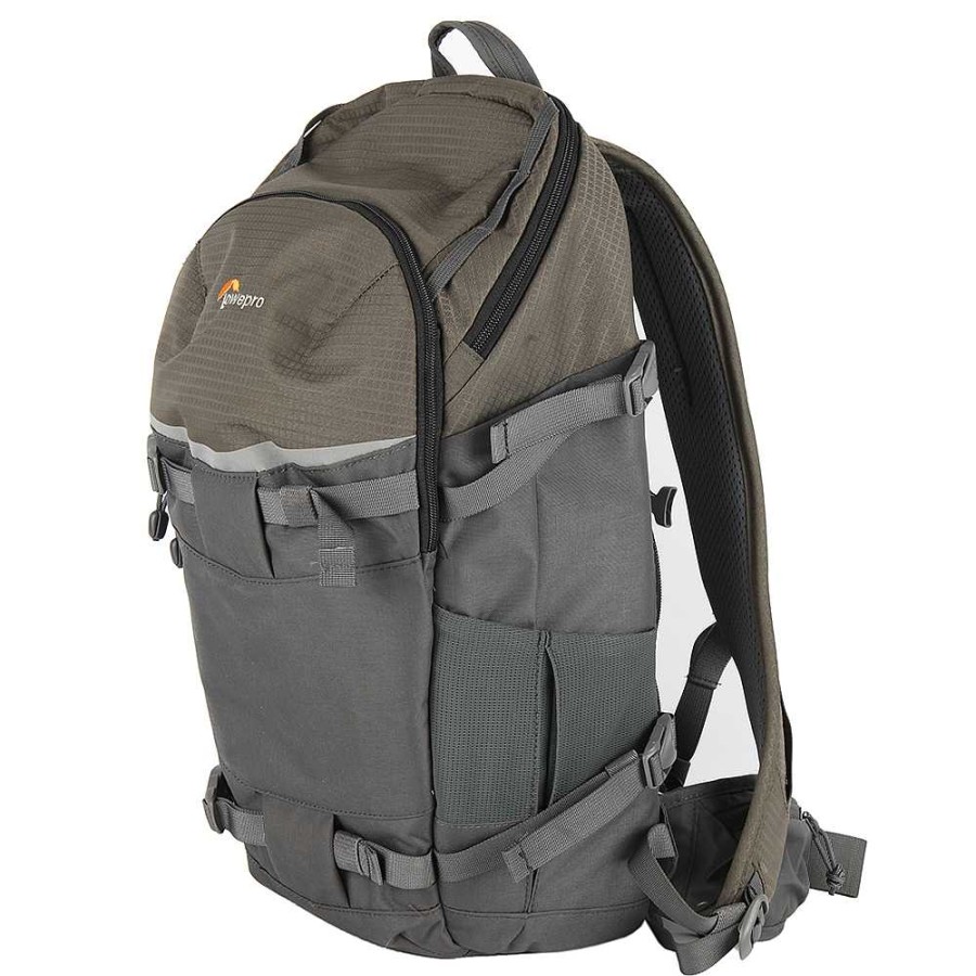 Lowepro Bags & Cases | Lowepro Flipside Trek Bp 350 Aw Backpack, Gray/Dark Green, 11.0X7.9X20.1 In.