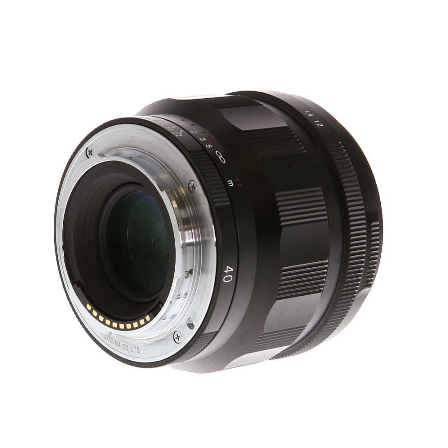 Voigtlander Mirrorless Lenses | Voigtlander 40Mm F/1.2 Nokton Aspherical Full-Frame Manual Lens For Sony E-Mount, Black {58}