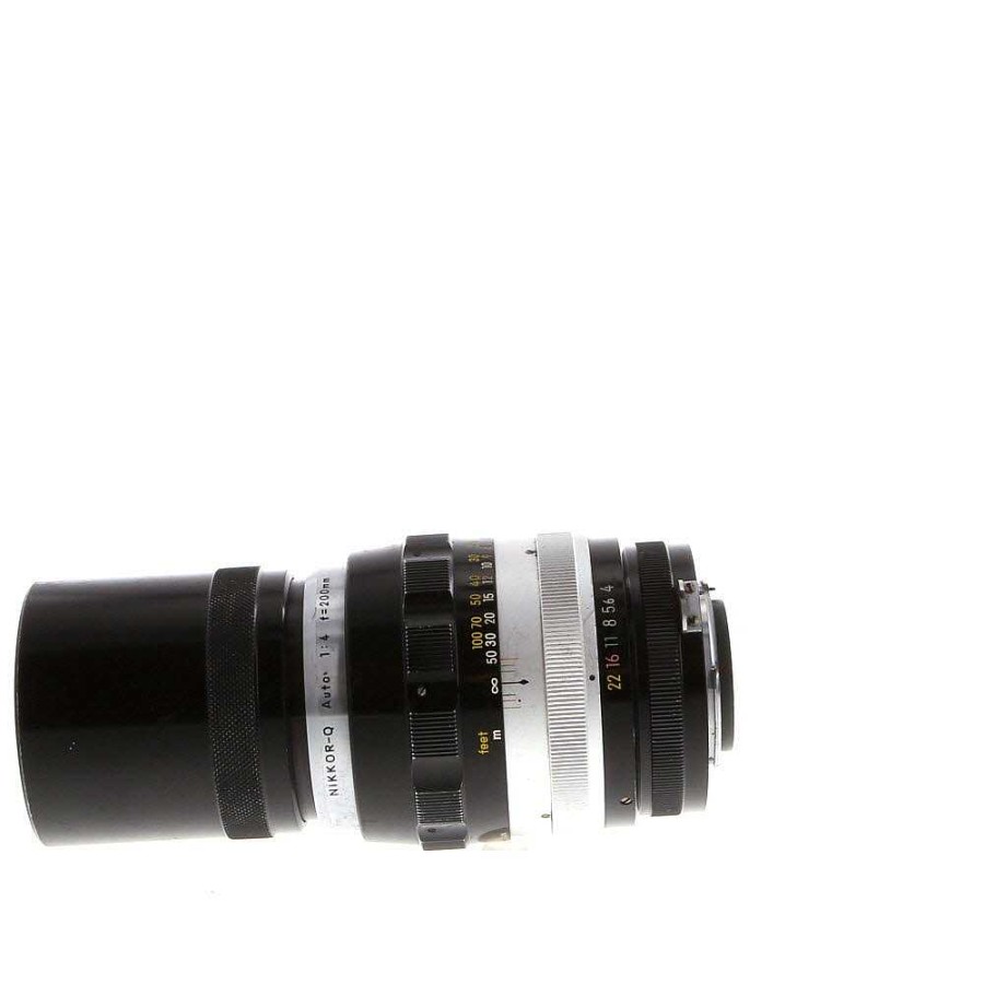 Nikon Slr & Dslr Lenses | Nikon 200Mm F/4 Nikkor-Q Auto Non Ai Nippon Kogaku Japan Manual Focus Lens {52} With Built-In Hood